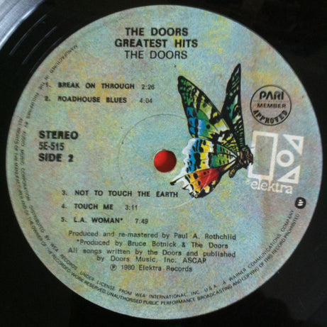 The Doors : Greatest Hits (LP, Comp)