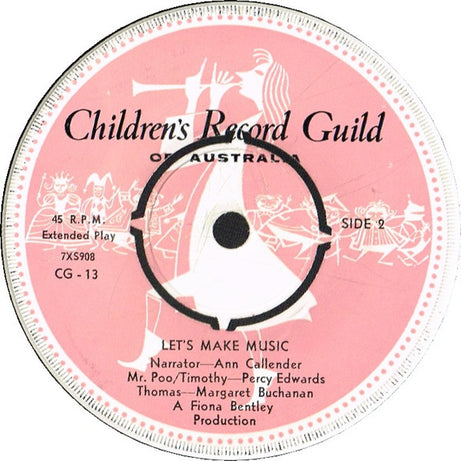 Ann Callender : Let's Make Music (7", Mono, Club)