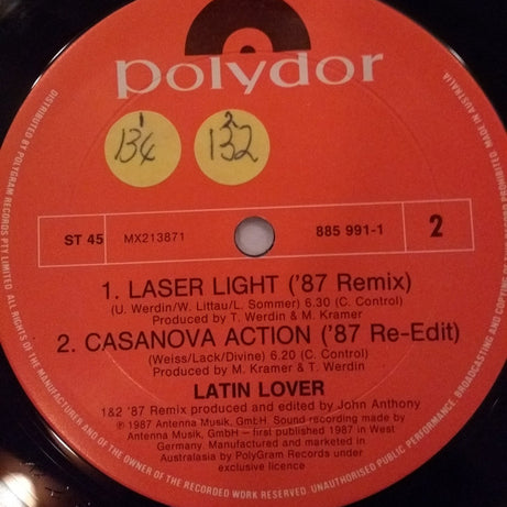 Latin Lover : Dr. Love (12")