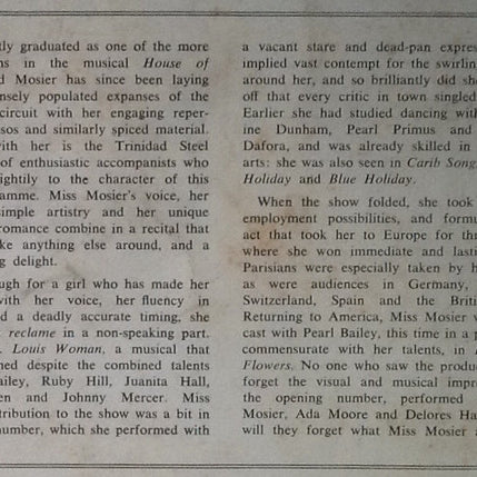 Enid Mosier And Her Trinidad Steel Band With Clarence Williams' Trio (2) : Hi Fi Calypso, Etc. (LP, Album)