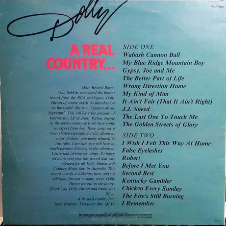 Dolly Parton : A Real Country... Dolly (LP, Comp)