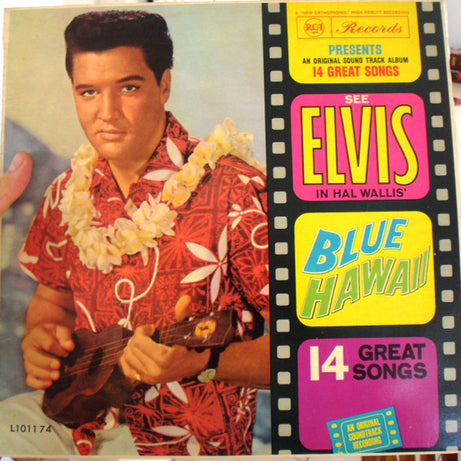 Elvis Presley : Blue Hawaii (LP, Album, Mono)