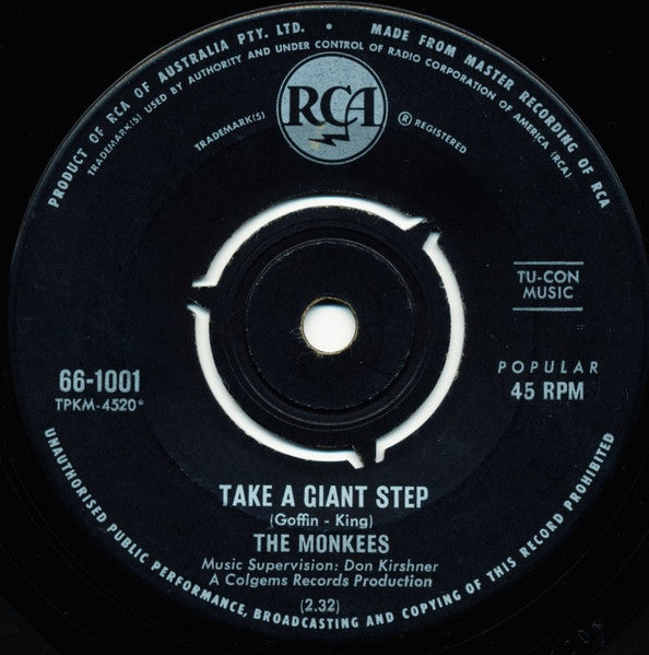 The Monkees : Last Train To Clarksville  (7", Single)