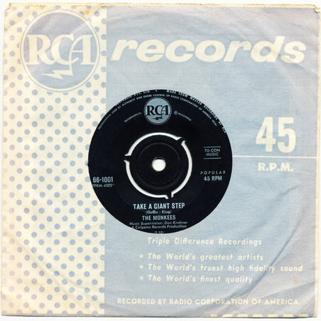 The Monkees : Last Train To Clarksville  (7", Single)