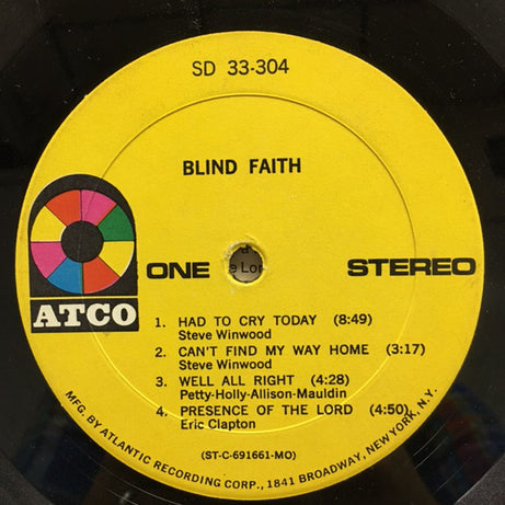 Blind Faith (2) : Blind Faith (LP, Album, MO )