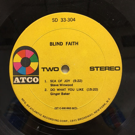 Blind Faith (2) : Blind Faith (LP, Album, MO )