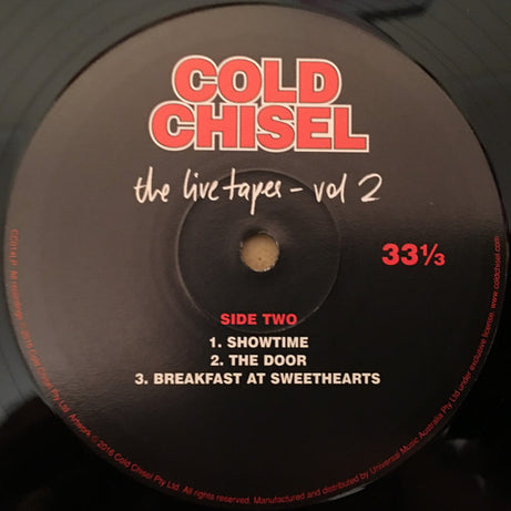 Cold Chisel : The Live Tapes - Vol 2 (2xLP, Album, RSD, Ltd)