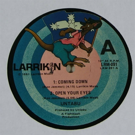 Un Tabu : Open Your Eyes (12")
