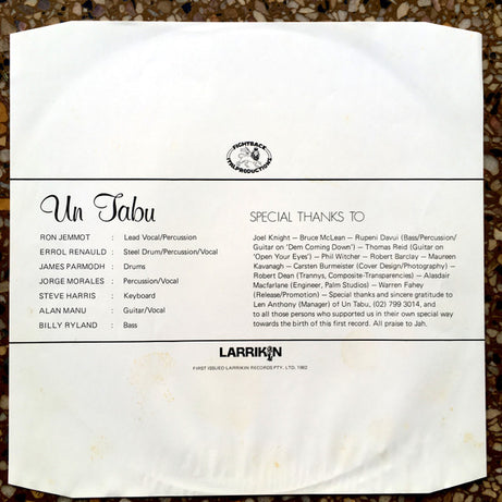 Un Tabu : Open Your Eyes (12")