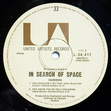 Hawkwind : X In Search Of Space (LP, Album)