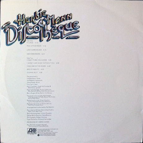 Herbie Mann : Discothèque (LP, Album)