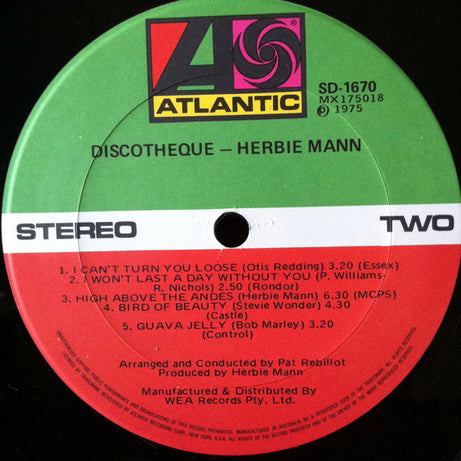 Herbie Mann : Discothèque (LP, Album)