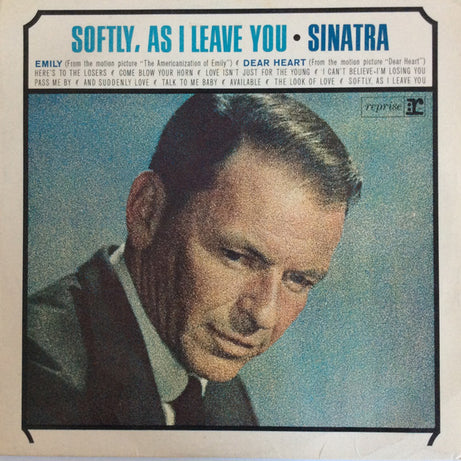 Sinatra* : Softly, As I Leave You (LP, Album, Mono)