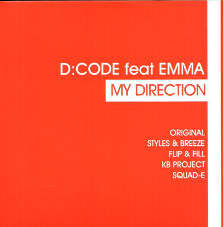 D:Code Feat Emma Hughes : My Direction (2x12", Promo)