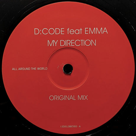 D:Code Feat Emma Hughes : My Direction (2x12", Promo)