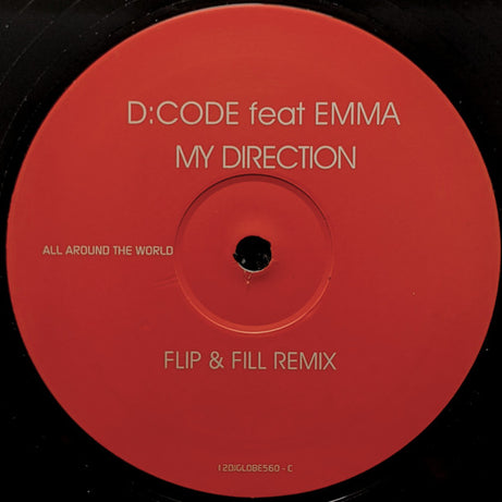 D:Code Feat Emma Hughes : My Direction (2x12", Promo)