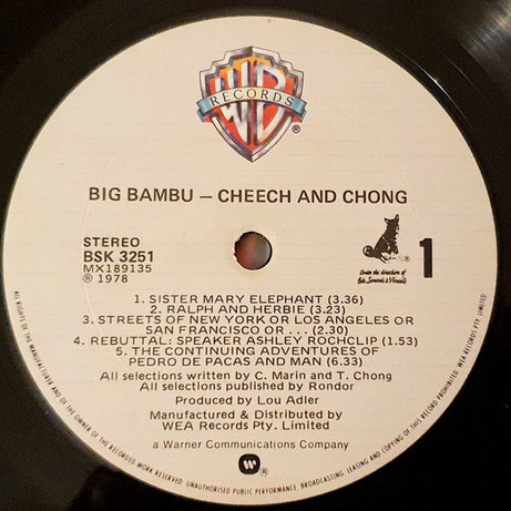 Cheech & Chong : Big Bambú (LP, Album, RE, Gat)
