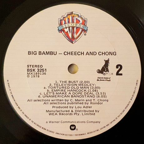 Cheech & Chong : Big Bambú (LP, Album, RE, Gat)