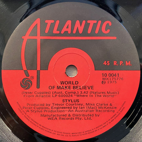 Stylus (11) : World Of Make Believe (7", Single)