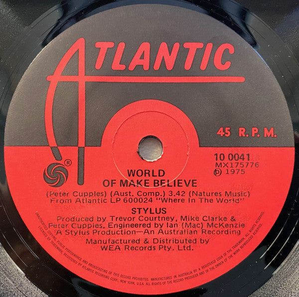 Stylus (11) : World Of Make Believe (7", Single)
