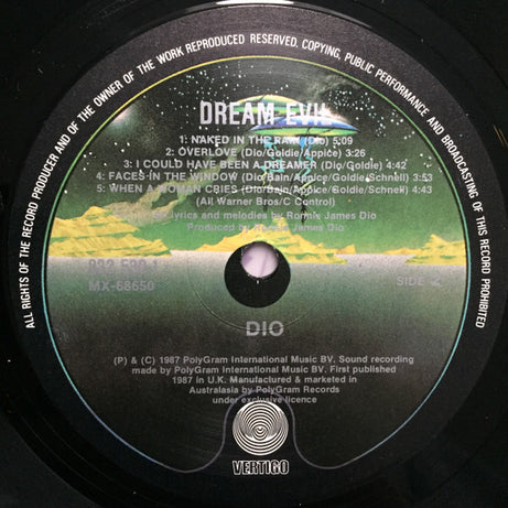 Dio (2) : Dream Evil (LP, Album)