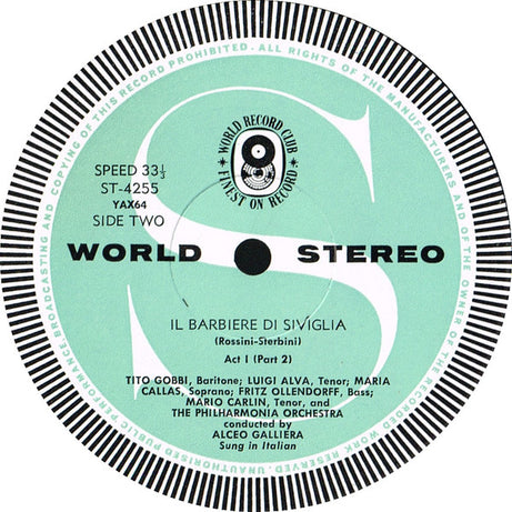 Gioacchino Rossini : The Barber Of Seville  (3xLP, Club + Box)