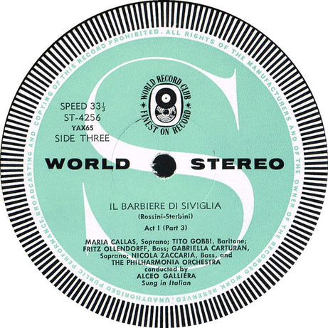 Gioacchino Rossini : The Barber Of Seville  (3xLP, Club + Box)