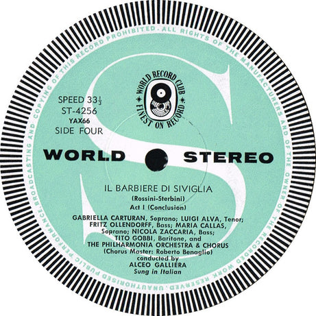 Gioacchino Rossini : The Barber Of Seville  (3xLP, Club + Box)