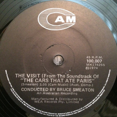 Bruce Smeaton : Theme From "The Cars That Ate Paris" (7", Single, Mono)