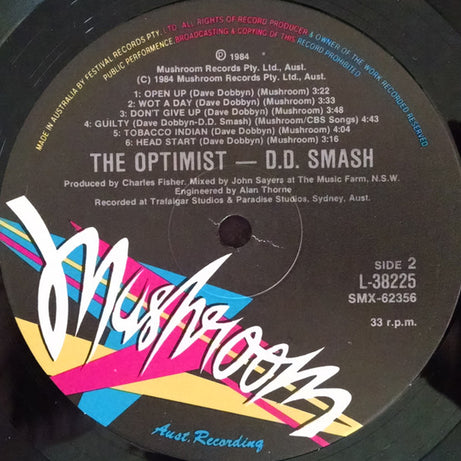 DD Smash : The Optimist (LP, Album)