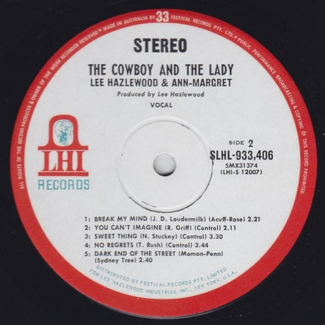 Lee Hazlewood & Ann-Margret* : The Cowboy & The Lady (LP, Album)