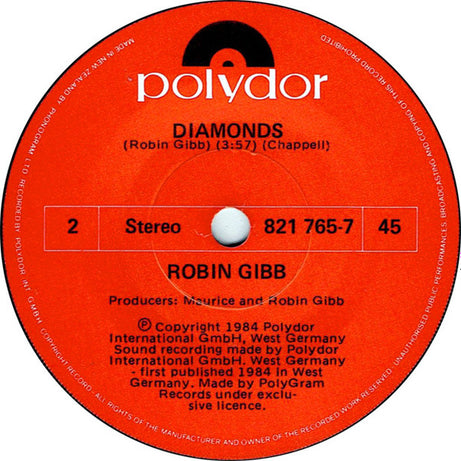 Robin Gibb : Boys Do Fall In Love (7", Single)