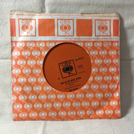 Bob Dylan : One Of Us Must Know (Sooner Or Later) / Queen Jane Approximately (7", Single)