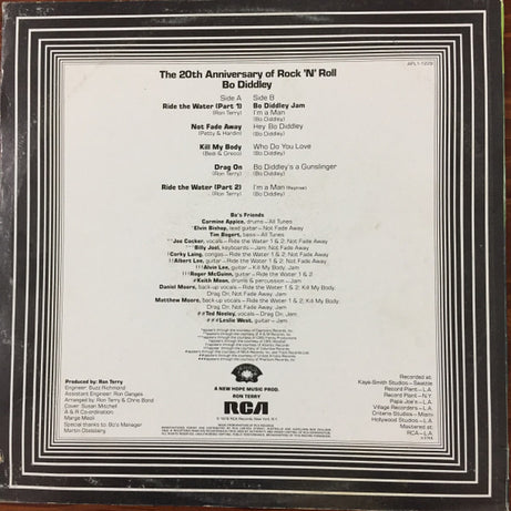 Bo Diddley : The 20th Anniversary Of Rock 'N' Roll (LP, Album)