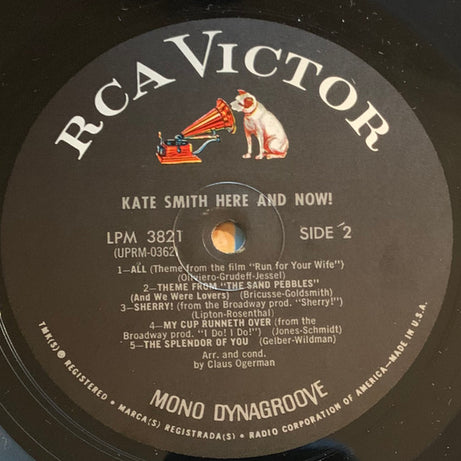 Kate Smith (2) : Here & Now (LP, Mono)