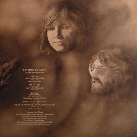 The Moody Blues : Seventh Sojourn (LP, Album, Wad)