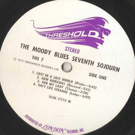The Moody Blues : Seventh Sojourn (LP, Album, Wad)