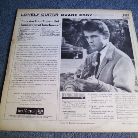 Duane Eddy : Lonely Guitar (LP, Album, Mono)