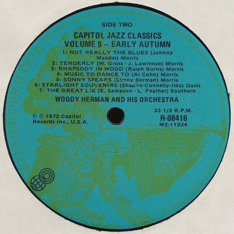 Woody Herman And His Orchestra : Early Autumn (LP, Comp, Mono, Club)