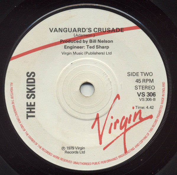 Skids : Working For The Yankee Dollar (7", Single, 'Ad)