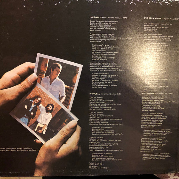 Dan Hill : Hold On (LP, Album)