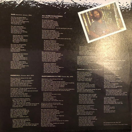 Dan Hill : Hold On (LP, Album)