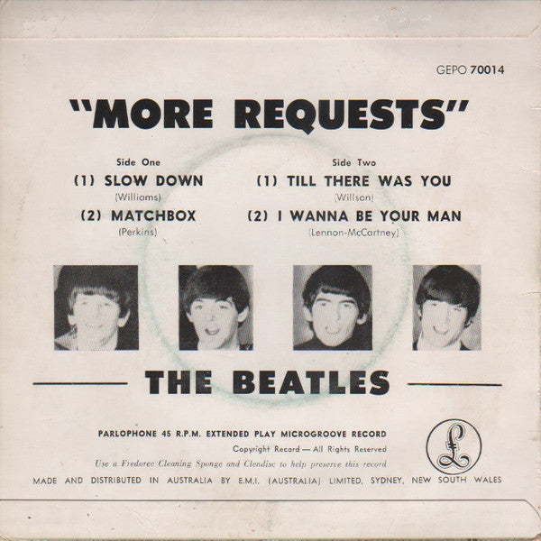 The Beatles : More Requests (7", EP, Fir)