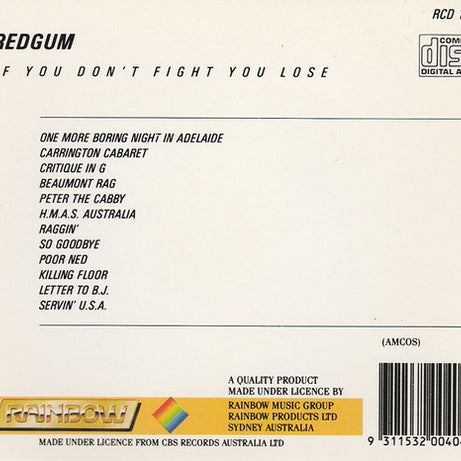 Redgum : If You Don't Fight You Lose (CD, Album, RE)