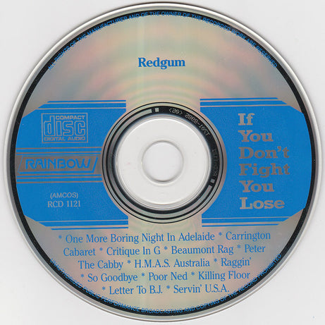 Redgum : If You Don't Fight You Lose (CD, Album, RE)