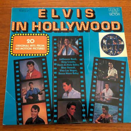Elvis Presley : Elvis In Hollywood (LP, Comp, Tan)