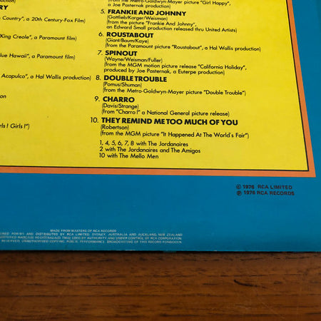 Elvis Presley : Elvis In Hollywood (LP, Comp, Tan)