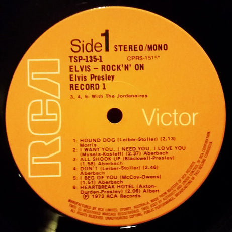 Elvis Presley : Rock 'N' On (2xLP, Comp)