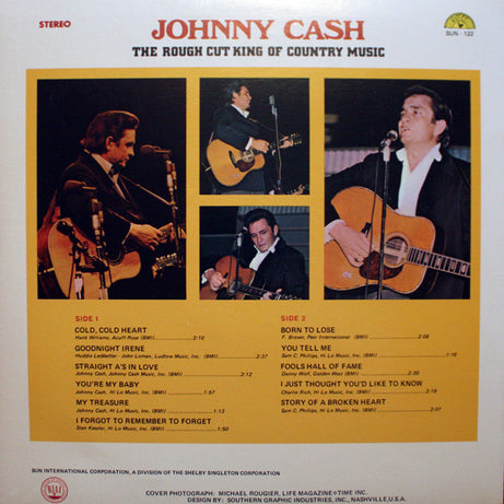 Johnny Cash : The Rough Cut King Of Country Music (LP, Comp)