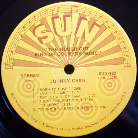 Johnny Cash : The Rough Cut King Of Country Music (LP, Comp)